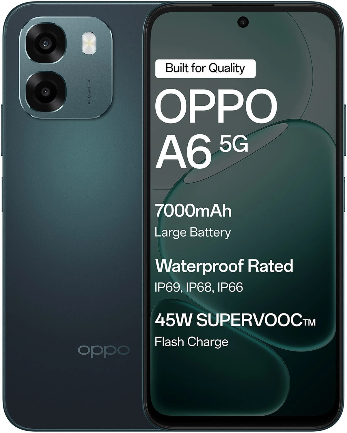 OPPO A6 5G (Sapphire Blue, 128 GB) (6 GB RAM)