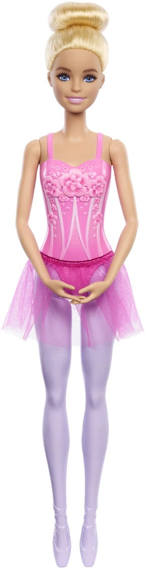 BARBIE Ballerina Doll, Blonde Fashion Doll Wearing Purple Removable Tutu