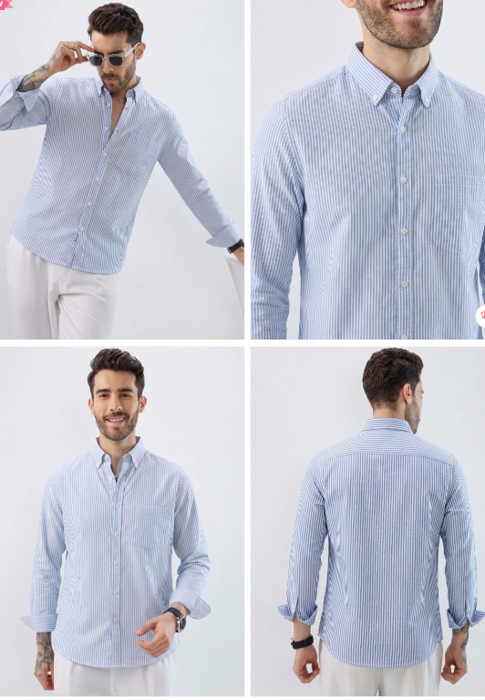 HIGHLANDER Regular Fit Striped Shirt