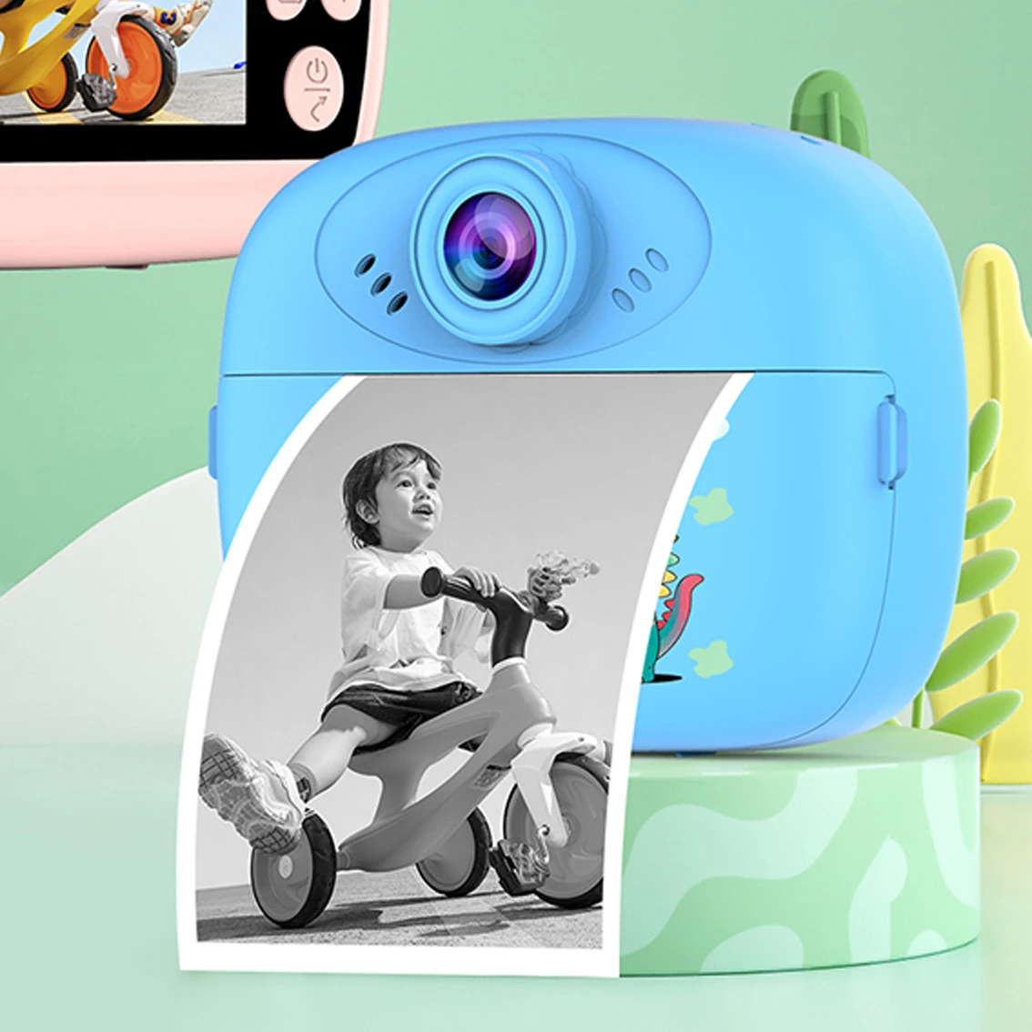 MOBIZAC Mini Camera Toy Instant Photo Printing Kids Camera Toy for Birthdays, Gifting