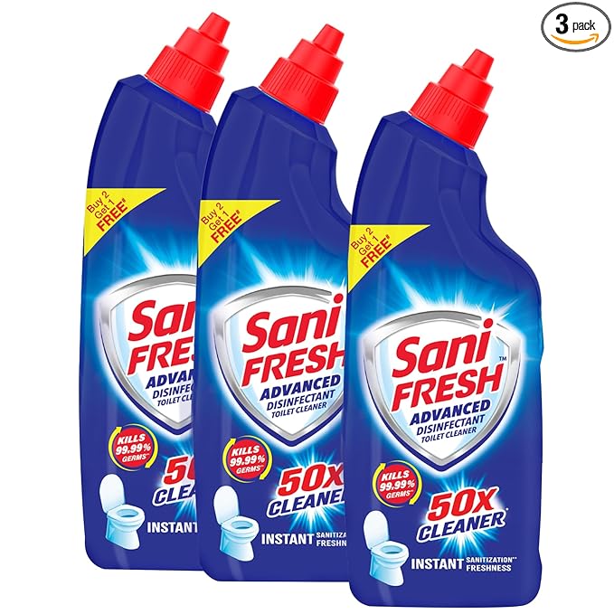 Sani fresh Ultrashine Toilet Cleaner - 1.56 l Extra Strong Extra Clean, 520 Ml