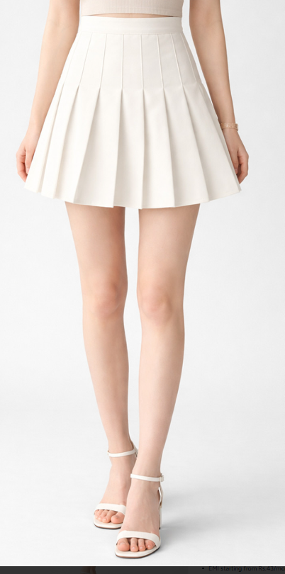 Suo Women Above Knee Flared Skirt