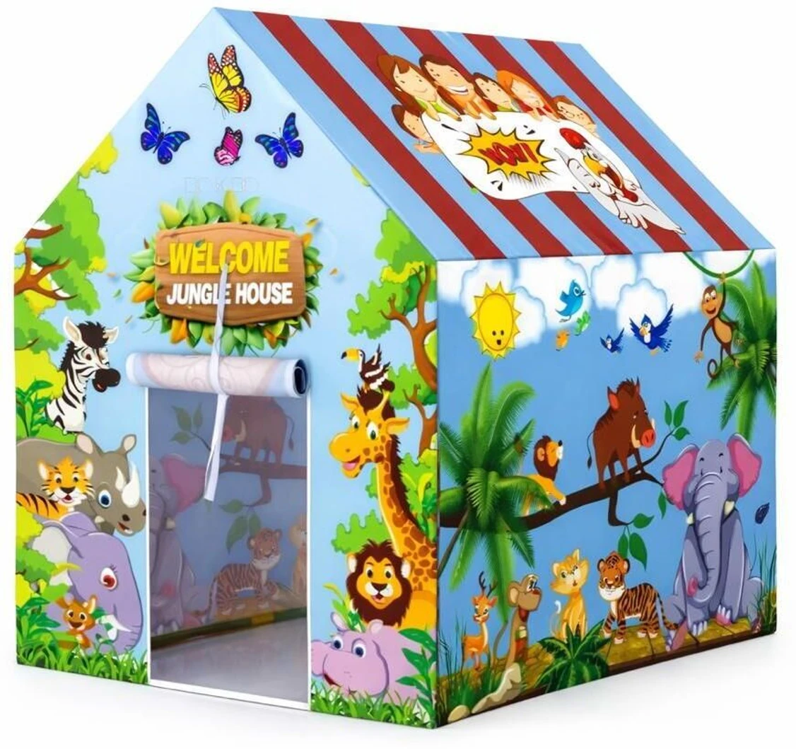 cantus Tent House 10 year kids toys Jungle tent house for boys and girls(Big Size)